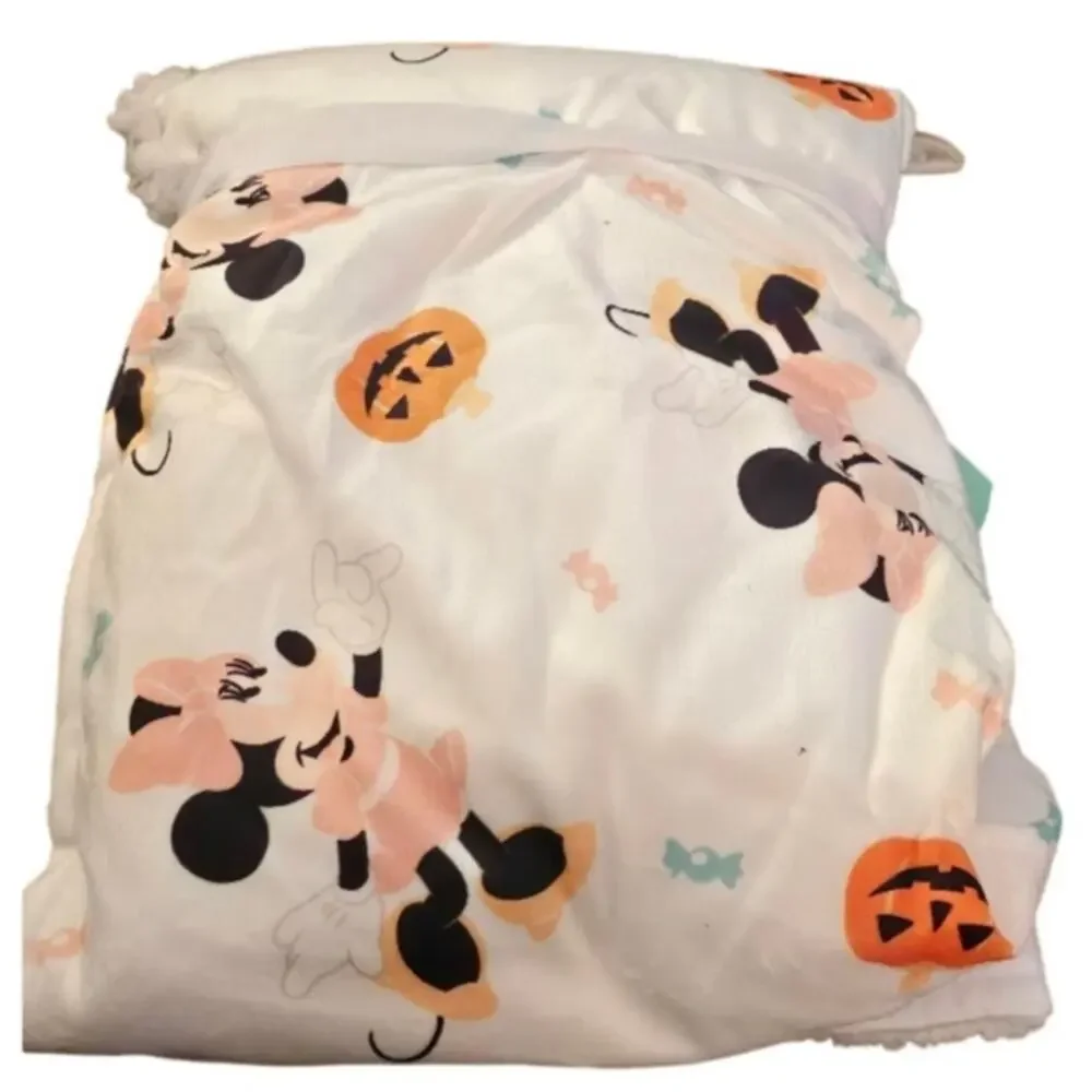 Disney Baby Minnie Mouse Halloween Blanket – 30” x 40” – New